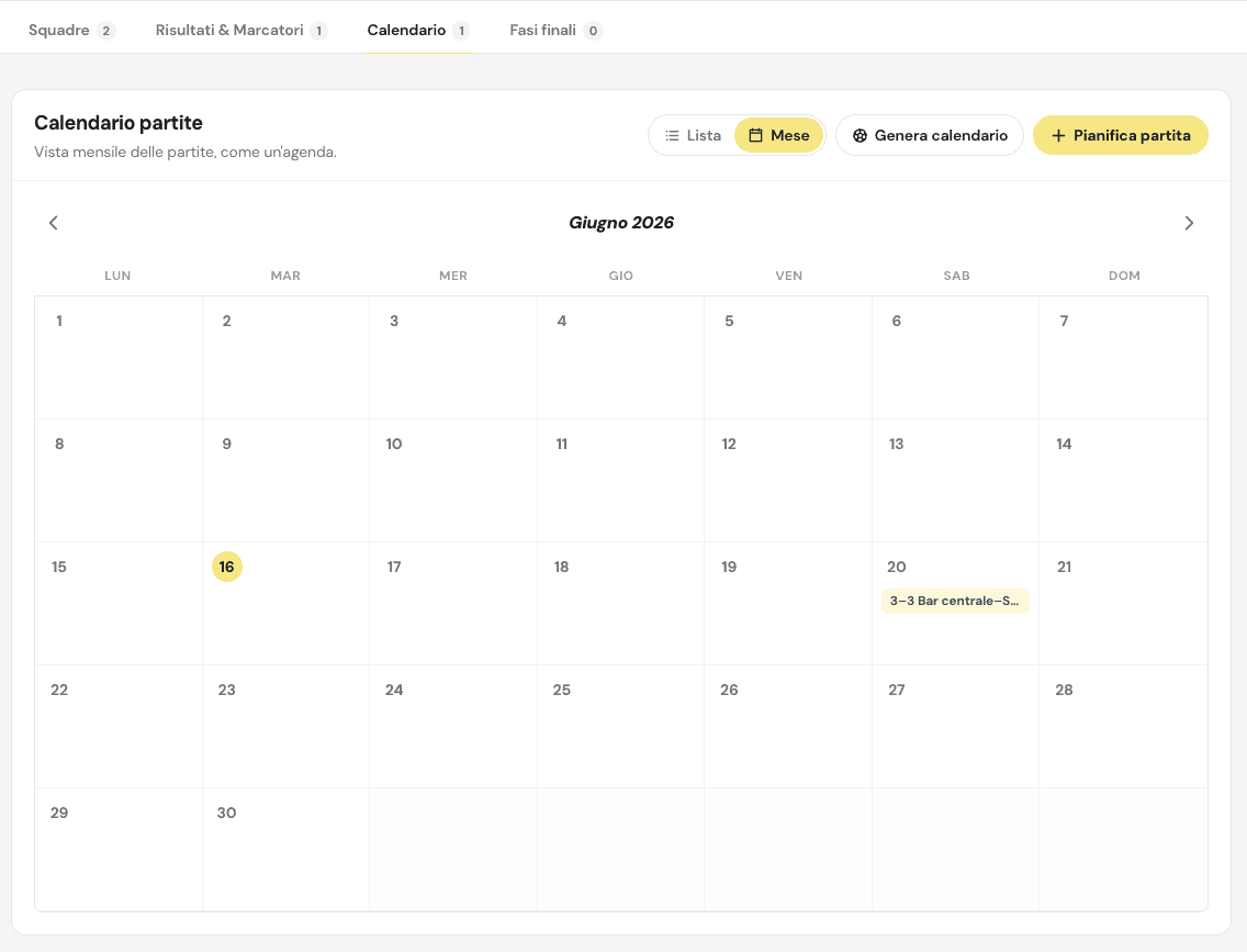 Calendario intelligente